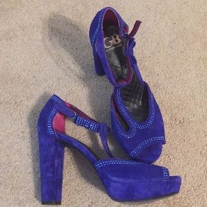 Cobalt blue heels